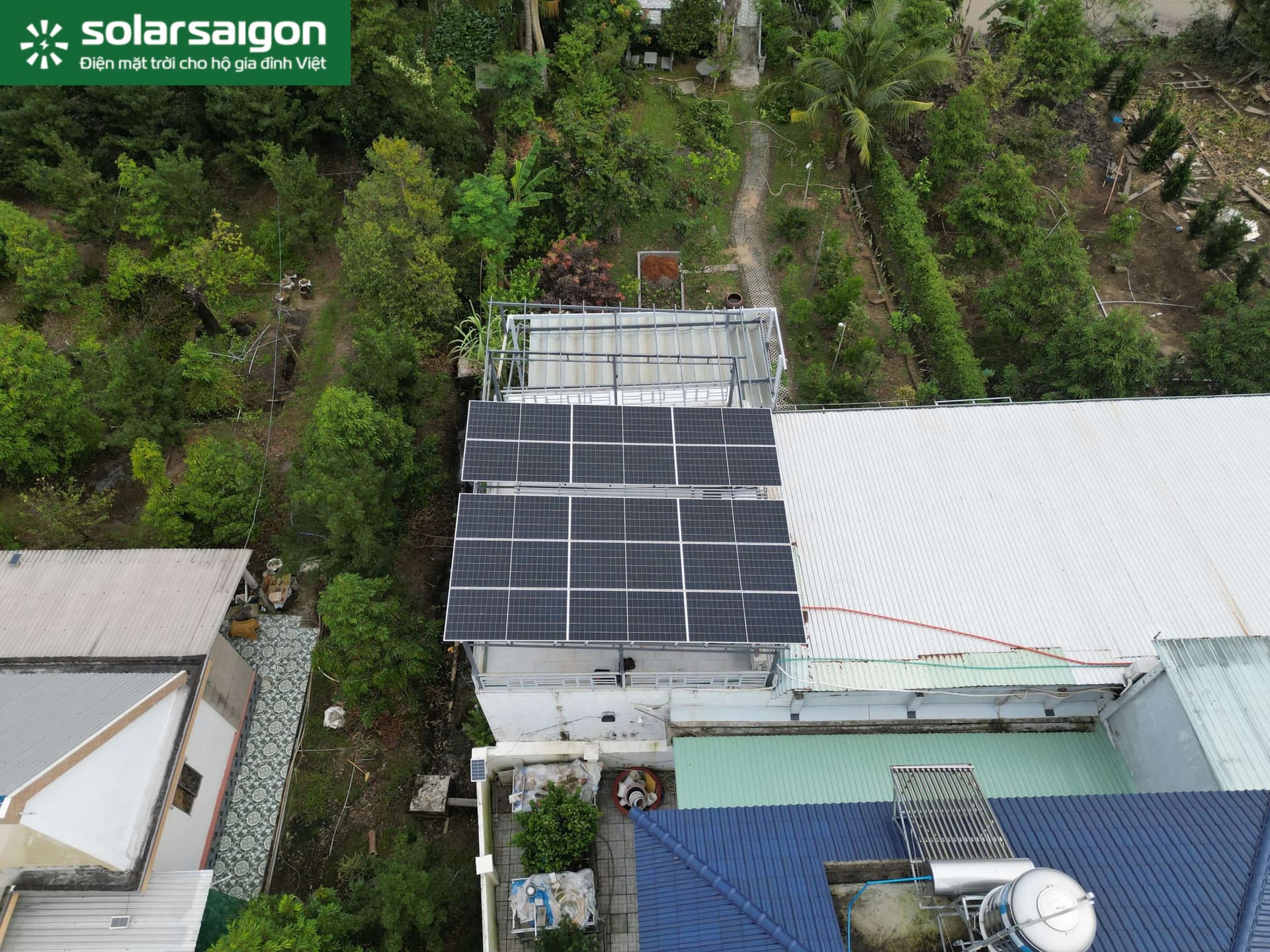 Dự Án Điện Mặt Trời Hybrid 9kWp Lưu Trữ BYD 10kWh: Cấu Hình Pin Panasonic Tại Tiền Giang