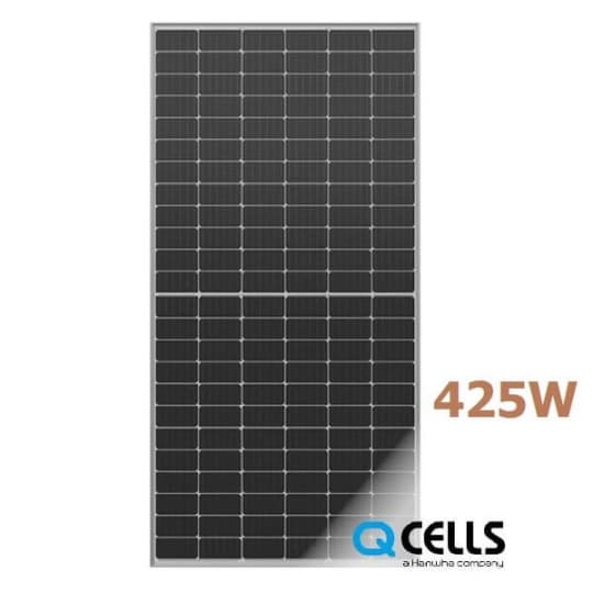 Tấm pin Qcell 425W | Pin mặt trời Hanwha Qcells 415-425W